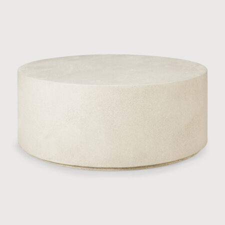 Ethnicraft Ronde Salontafel 'Elements' Microcement