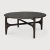Ethnicraft Ronde Salontafel 'PI' Gevernist Mahoniehout