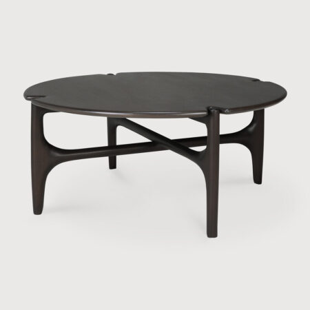 Ethnicraft Ronde Salontafel 'PI' Gevernist Mahoniehout