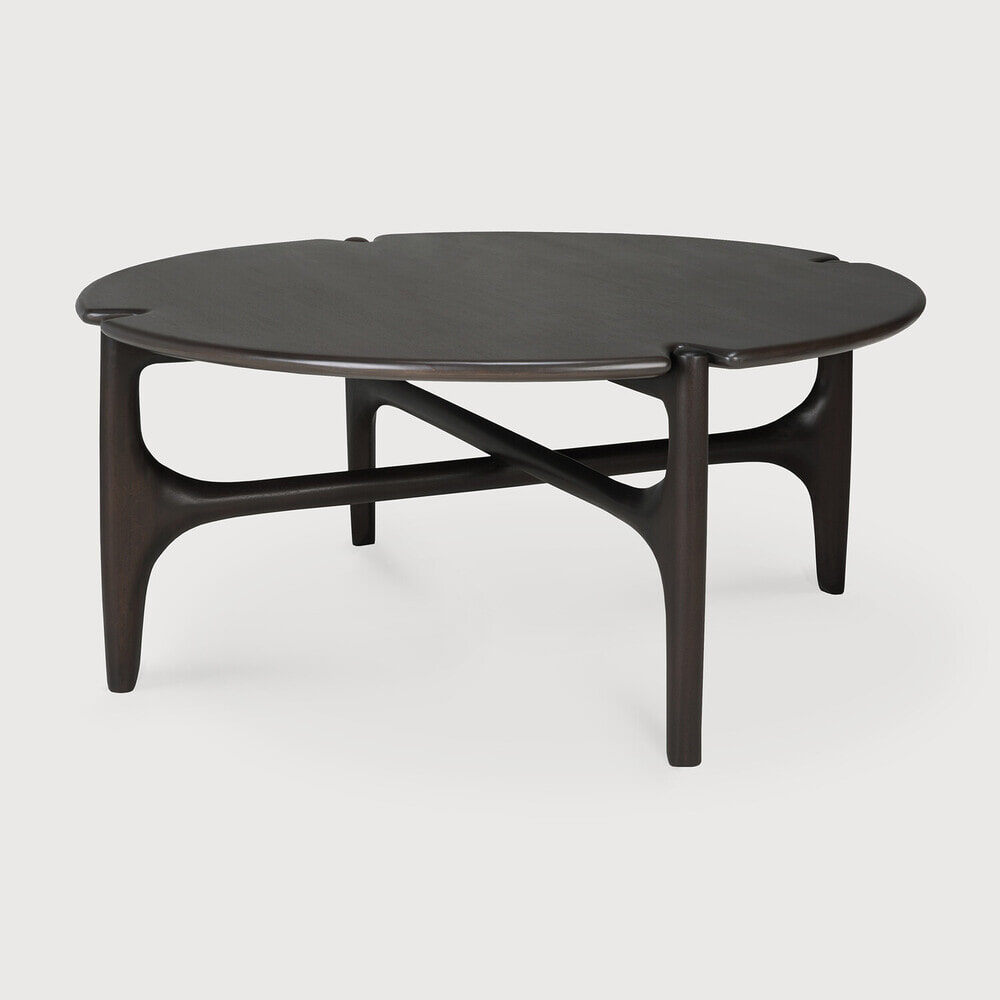 Ethnicraft Ronde Salontafel 'PI' Gevernist Mahoniehout
