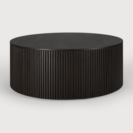 Ethnicraft Ronde Salontafel 'Roller Max' Gevernist Mahoniehout