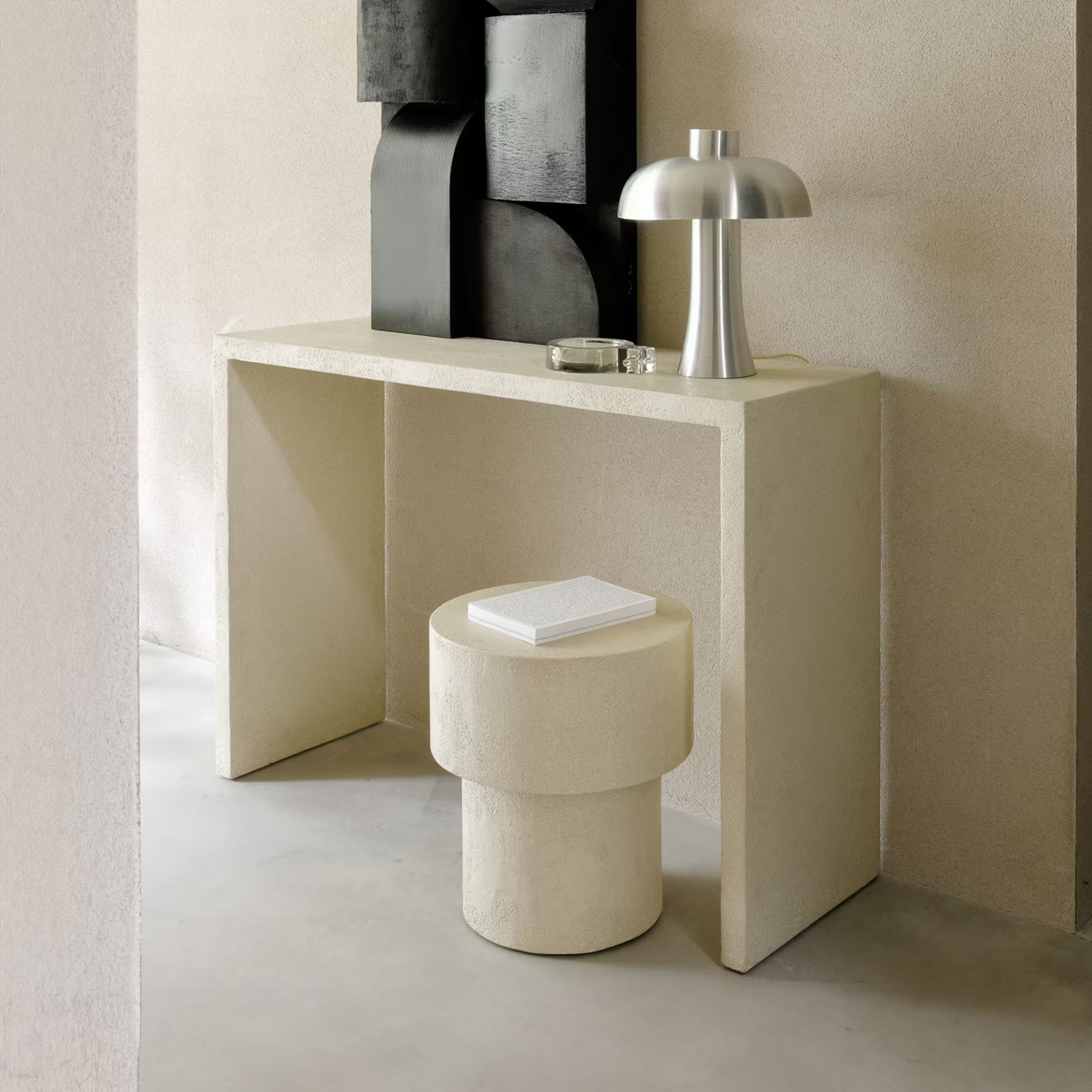 Ethnicraft Sidetable 'Elements' Microcement