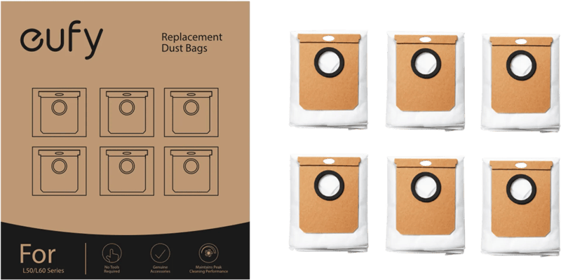 Eufy L60 stofzakken (6 stuks)