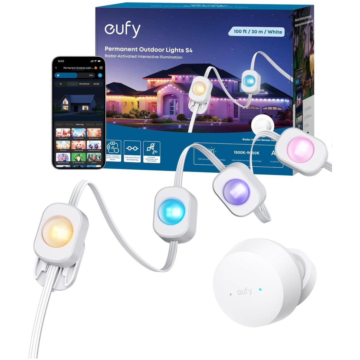 Eufy Permanent Outdoor Light S4 Smart home accessoire | Eufy