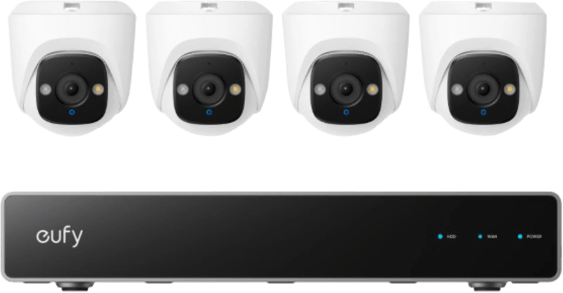 Eufy PoE Security System + NVR + E41 4-Pack