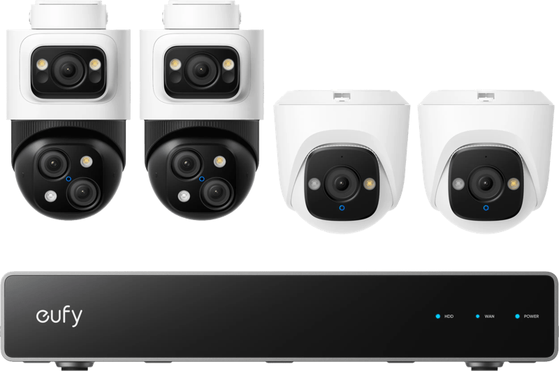 Eufy PoE Security System + NVR + S4 2-Pack + E41 2-Pack