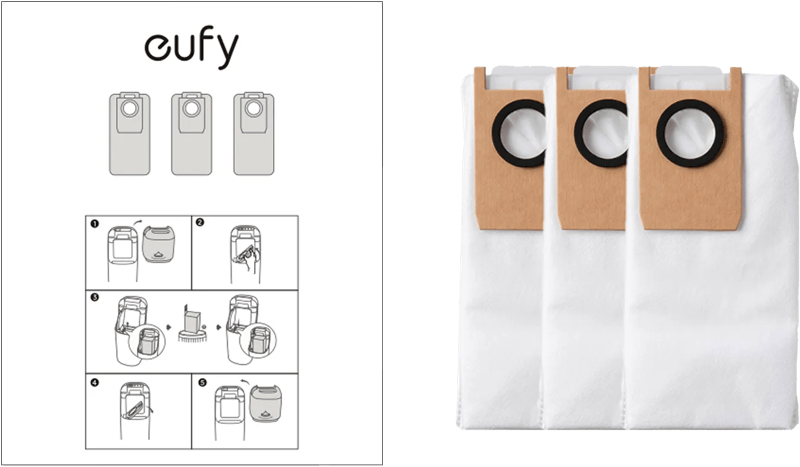 Eufy S1 stofzakken (3 stuks)