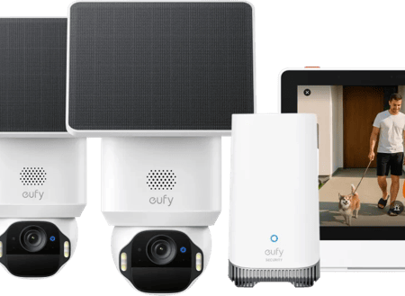 Eufy SoloCam E42 3-Pack + HomeBase 3 + Smart Display E10