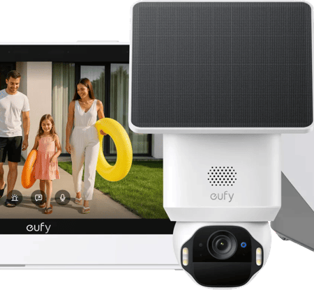 Eufy SoloCam E42 + Homebase 3 + Smart Display E10