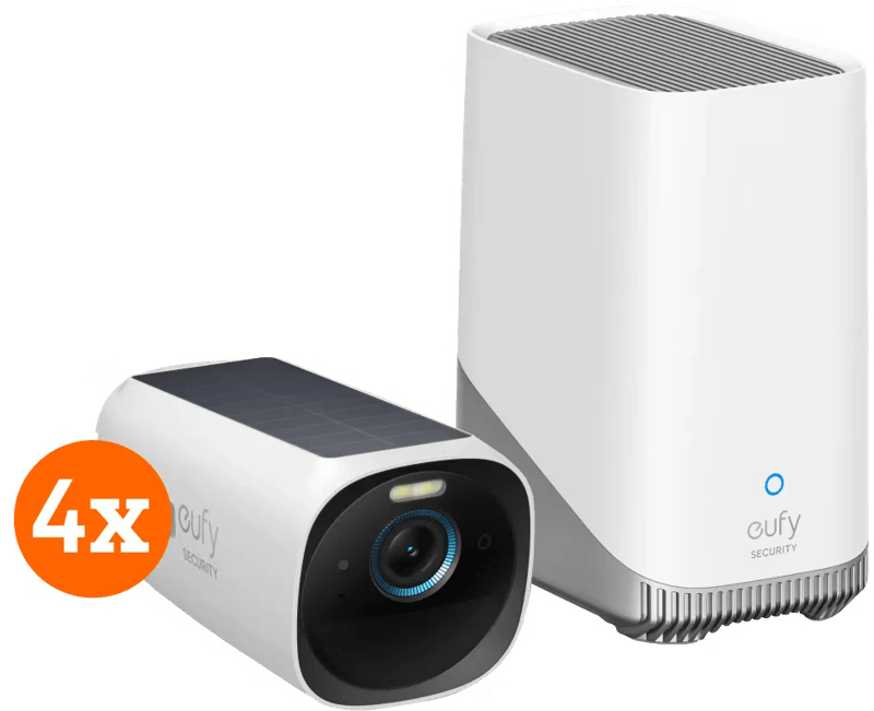 EufyCam 3 4-Pack + HomeBase 3