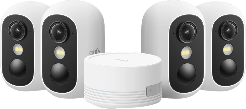 EufyCam C35 4-Pack + HomeBase Mini
