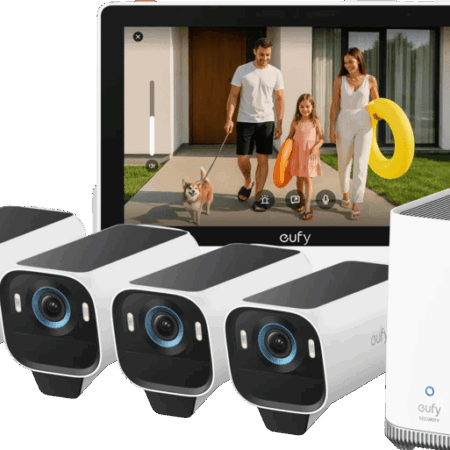 EufyCam S3 Pro 4-Pack + Smart Display E10