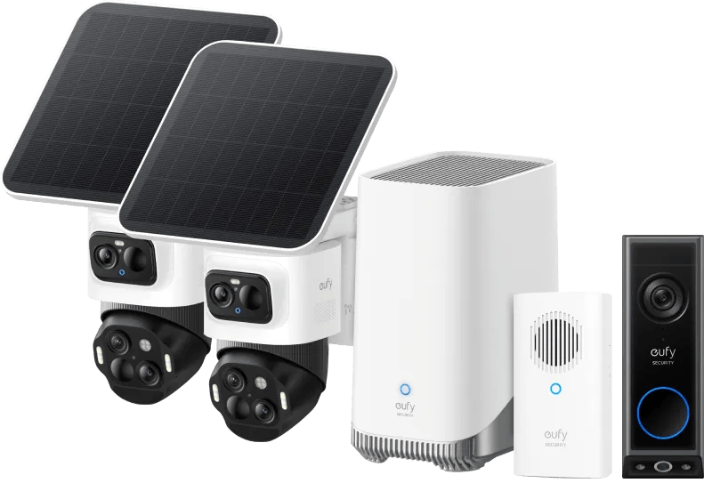 EufyCam S4 Duo Pack + HomeBase 3 + Video Doorbell E340 + Chime