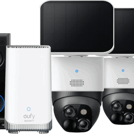 Eufycam Solocam S340 Duo Pack + Eufy Video Doorbell E340 + HomeBase 3
