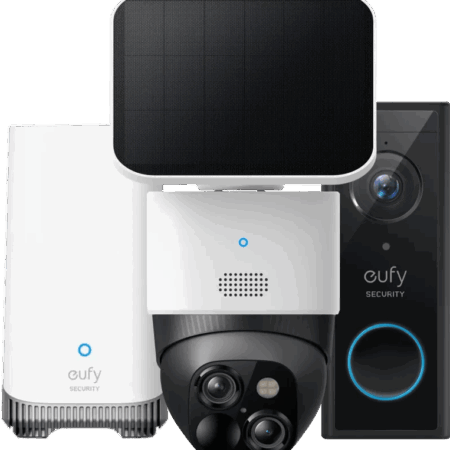 Eufycam Solocam S340 + Eufy Video Doorbell E340 + Homebase 3