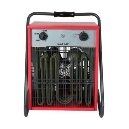 Eurom EK15002 + cable-socket Heater Ventilatorkachel Rood | Eurom