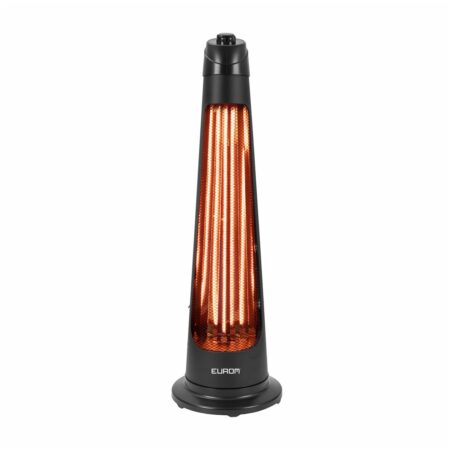 Eurom Q-Tower 1200 Terrasverwarmer Zwart | Eurom