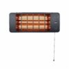 Eurom Q-time 2001 Patioheater Terrasverwarmer Zwart | Eurom
