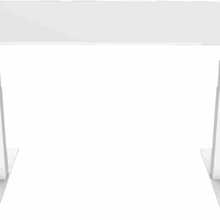 Euroseats Elektrisch Zit Sta Bureau 120 x 80 Wit/Wit