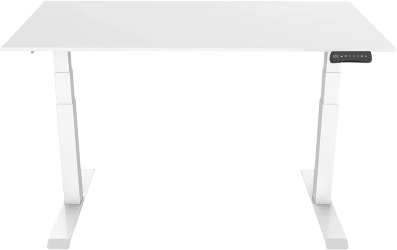 Euroseats Elektrisch Zit Sta Bureau 120 x 80 Wit/Wit