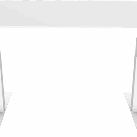 Euroseats Elektrisch Zit Sta Bureau 140 x 80 Wit/Wit