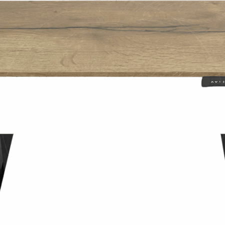 Euroseats Elektrisch Zit Sta Bureau 140 x 80 Zwart/Eiken