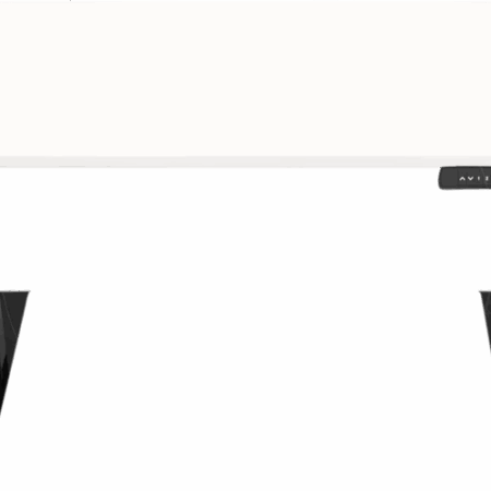 Euroseats Elektrisch Zit Sta Bureau 140 x 80 Zwart/Wit