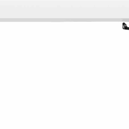 Euroseats Handslinger Zit Sta Bureau 120 x 80 Zwart/Wit