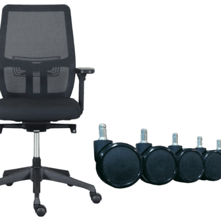 Euroseats Torino Bureaustoel + Wielen Voor Harde Vloeren