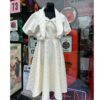 Eva Queen Satin Lace Dress With Bolero Ivory -XXXL | 60% korting | EvaQueen