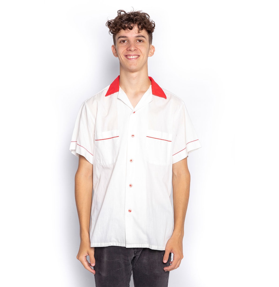 Ex Rental Bowling Shirt Bennies Fifties No Text-L | Bennies Fifties