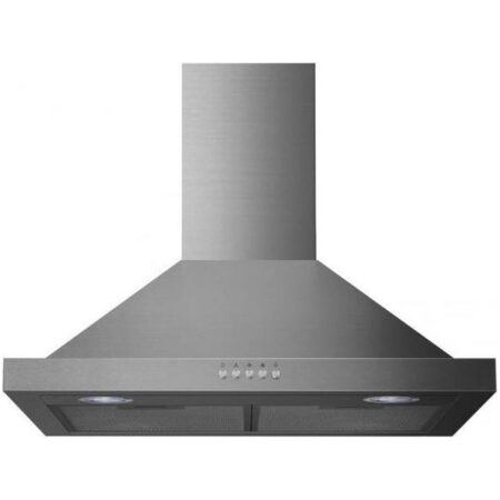 Exquisit KH62-3INOX Schouwkap Grijs | Exquisit