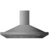 Exquisit KH92-3INOX Schouwkap Grijs | Exquisit