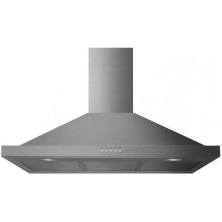 Exquisit KH92-3INOX Schouwkap Grijs | Exquisit