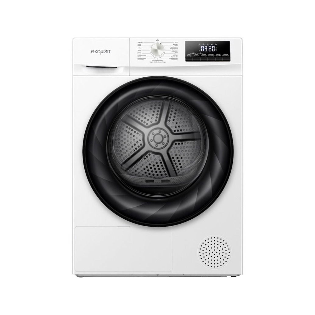 Exquisit TWP8080-010C Warmtepompdroger Wit | Exquisit