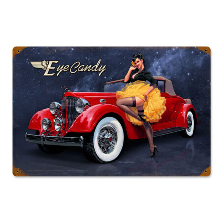 Eye Candy Classic Car Petticoat Zwaar Metalen Bord | Fiftiesstore