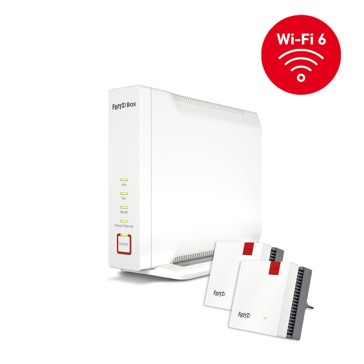 FRITZ! Mesh Set 4060 + 1200 AX Edition Expert Mesh router Wit | Fritz!