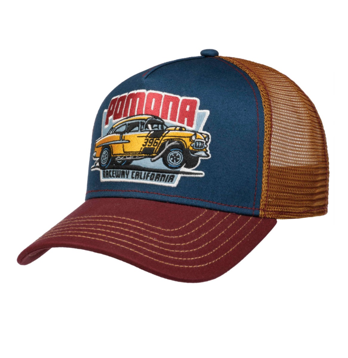 FWS Pomona Raceway Trucker Cap Blue | Fiftiesstore