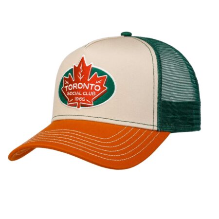 FWS Toronto Social Club Trucker Cap Orange Green | Fiftiesstore