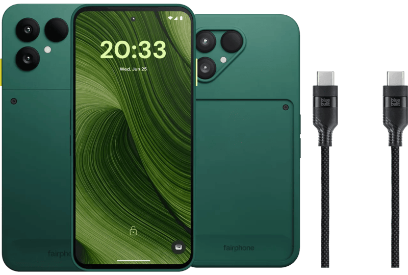 Fairphone 6 256GB Groen 5G + Basis accessoirepakket