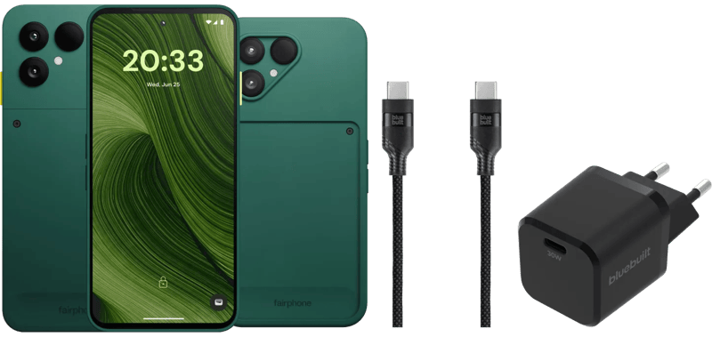 Fairphone 6 256GB Groen 5G + Compleet Accessoirepakket