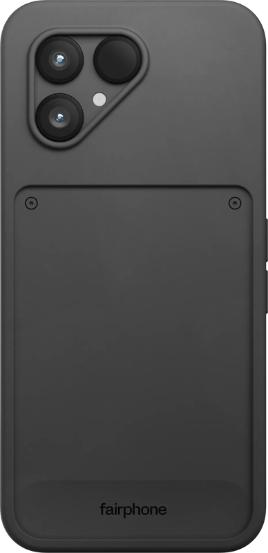 Fairphone 6 Protective Back Cover Zwart