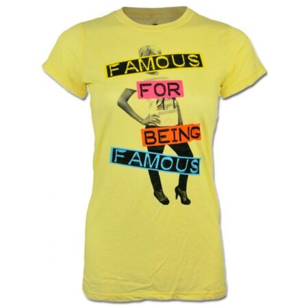 Famous For Being Famous Ladies Shirt-M | Fiftiesstore
