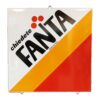 Fanta Logo Box Emaille Bord - 50 x 50cm | Fanta