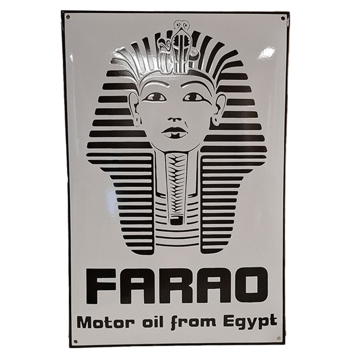 Farao Motor Oil Emaille Bord - 60 x 40cm | Fiftiesstore