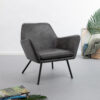 Fauteuil 'Stefan' kleur donkergrijs | ZILT