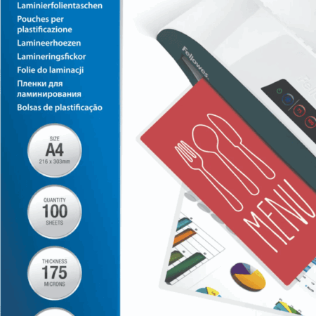 Fellowes Lamineerhoezen Protect 175 mic A4 (100 stuks)