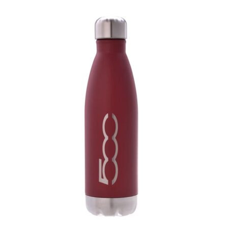Fiat 500 Insulated Thermos Bottle Burgundy - 500ml | Fiat