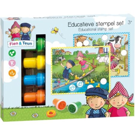 Fien En Teun Educatieve Stempelset 14-delig |
