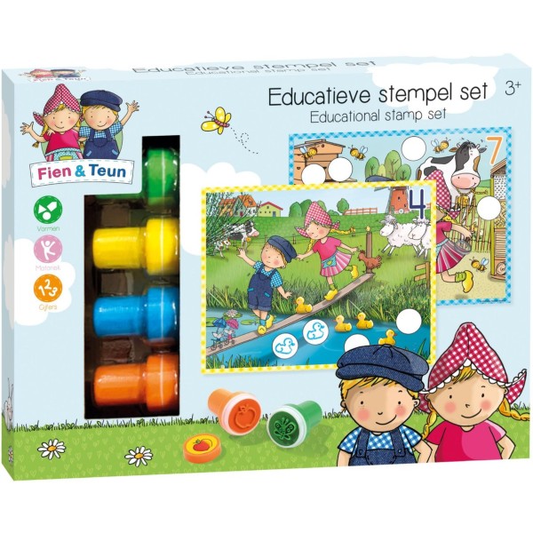 Fien En Teun Educatieve Stempelset 14-delig |